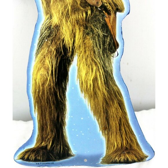 Open Road Star Wars Chewbacca Chewy Metal Tin Sign Wall Art 14" Silhouette - Picture 4 of 7